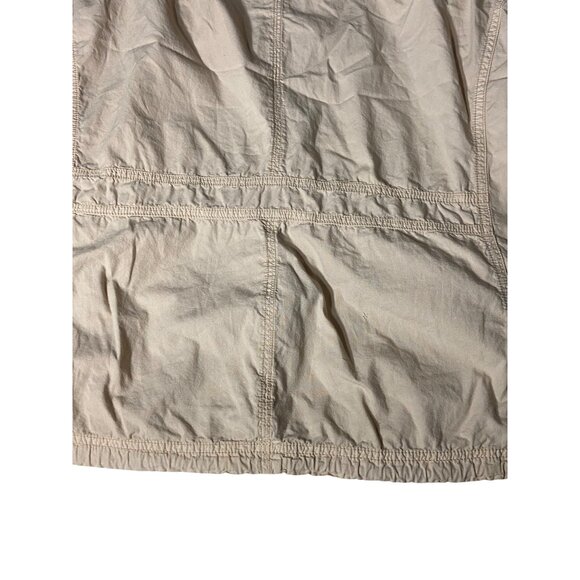 Beige Sleeveless Utility Vest With Zipper & Button Pockets Women's Size 3XL - Picture 7 of 9